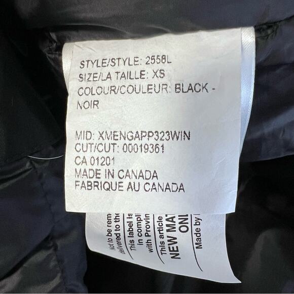 Canada Goose Elrose Down Parka Puffer in Black  Sz XS - Picture 11 of 11